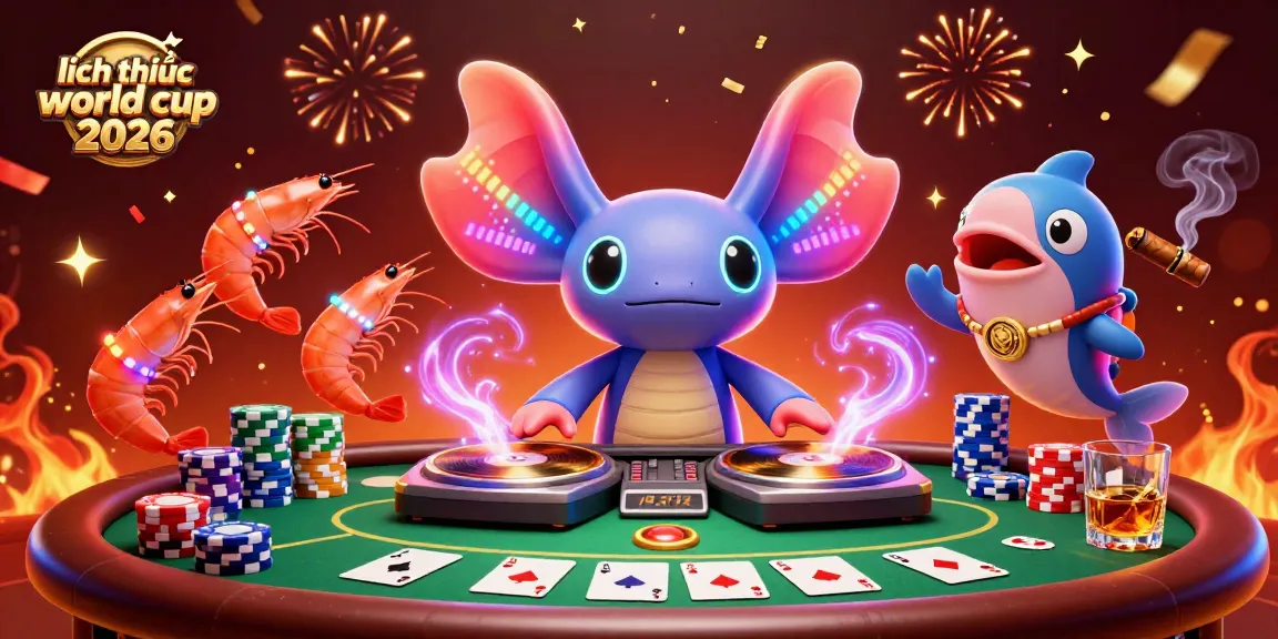 Betting excitement captured in a vibrant scene featuring a lively DJ and animated marine crew for lịch thi đấu world cup 2026.
